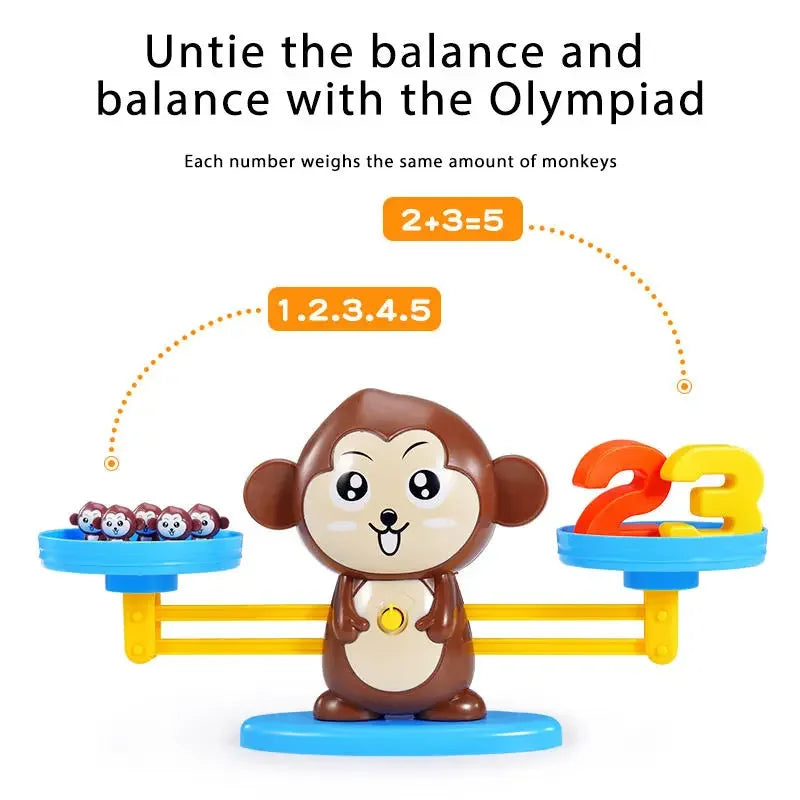 Monkey Balance Educational Play Set – STEM Math & Engineering Toy