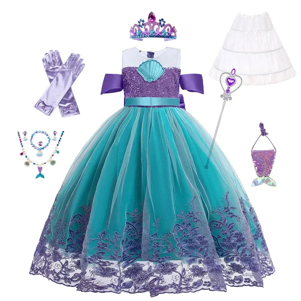 Cute Ariel Dress – Little Mermaid Cosplay & Party Outfit