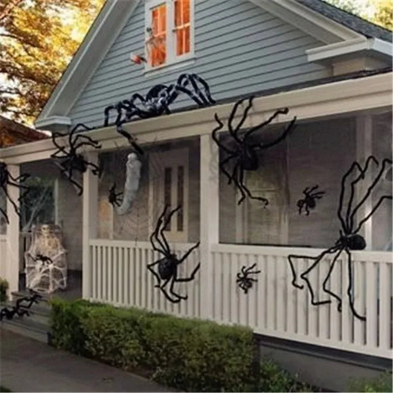 Giant Plush Spiders: Creepy Crawlers for Ultimate Halloween Scares!