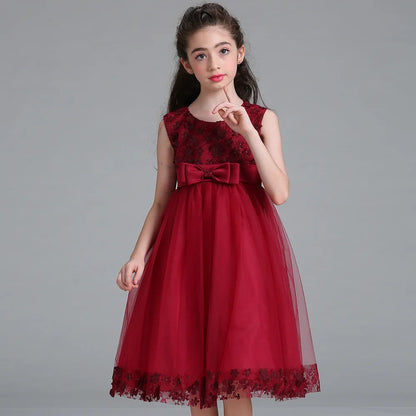 Girls' Wedding & Party Dress – Elegant Tulle Gown