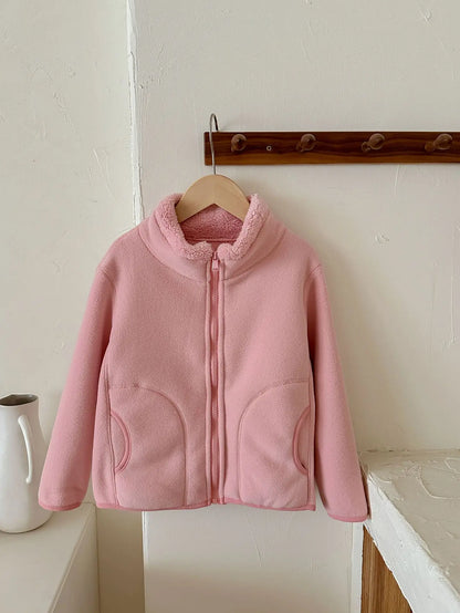 Thick Zipper Sweater for Boys & Girls – Cozy Style