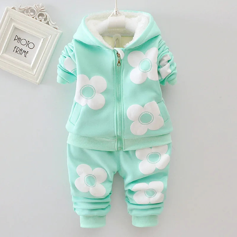 Cozy Baby Girl Suit – Autumn/Winter Wear