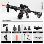Ultra Shoppings Water Gel Ball Blaster, electric toy gun for outdoor fun, shoots water gel balls, safe for kids and adults.