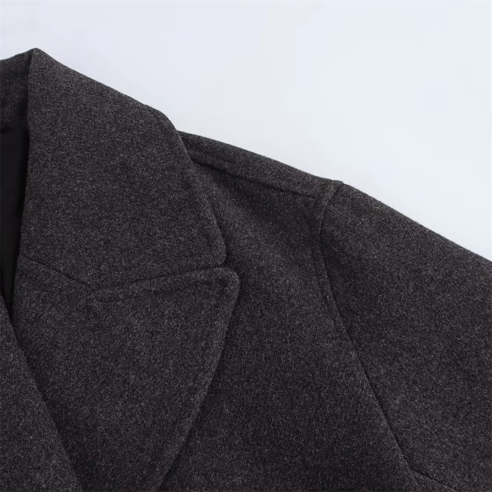 Casual Fall Coat for Women – Double Breasted