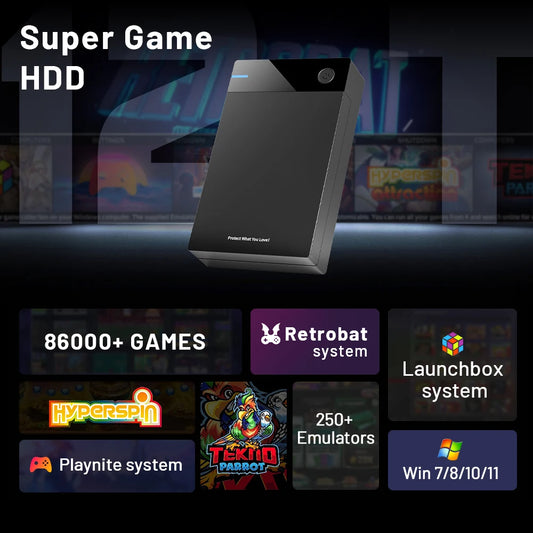 12T Gaming HDD – Ultimate Gaming Hub with 86,000+ Games