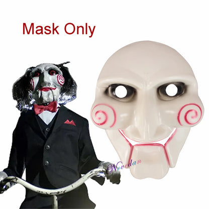 Full Set Jigsaw Costume – Saw Horror Movie Cosplay for Halloween