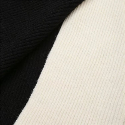 Chic Autumn Hooded Knit Coat – 2-in-1 Style