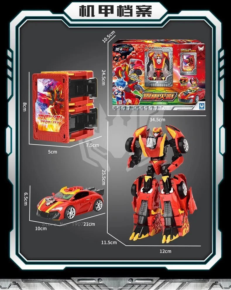 Transforming Cardbot Robot – Car-to-Robot Action Figure for Kids