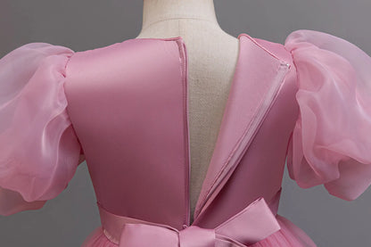 Elegant Long Sequin Dress for Girls 4–12 Years