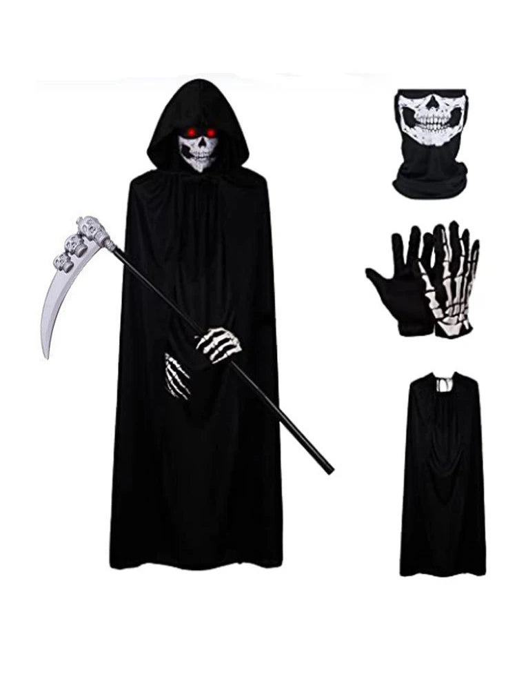 Halloween Demon Ghost Costume – Adult & Children Cosplay Outfit