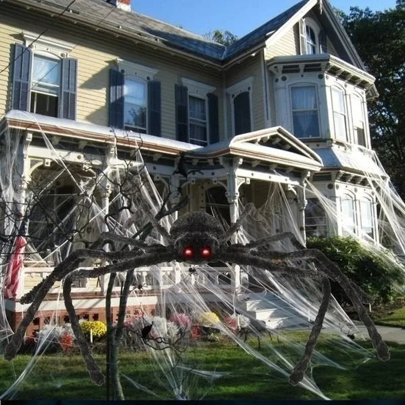 Giant Plush Spiders: Creepy Crawlers for Ultimate Halloween Scares!