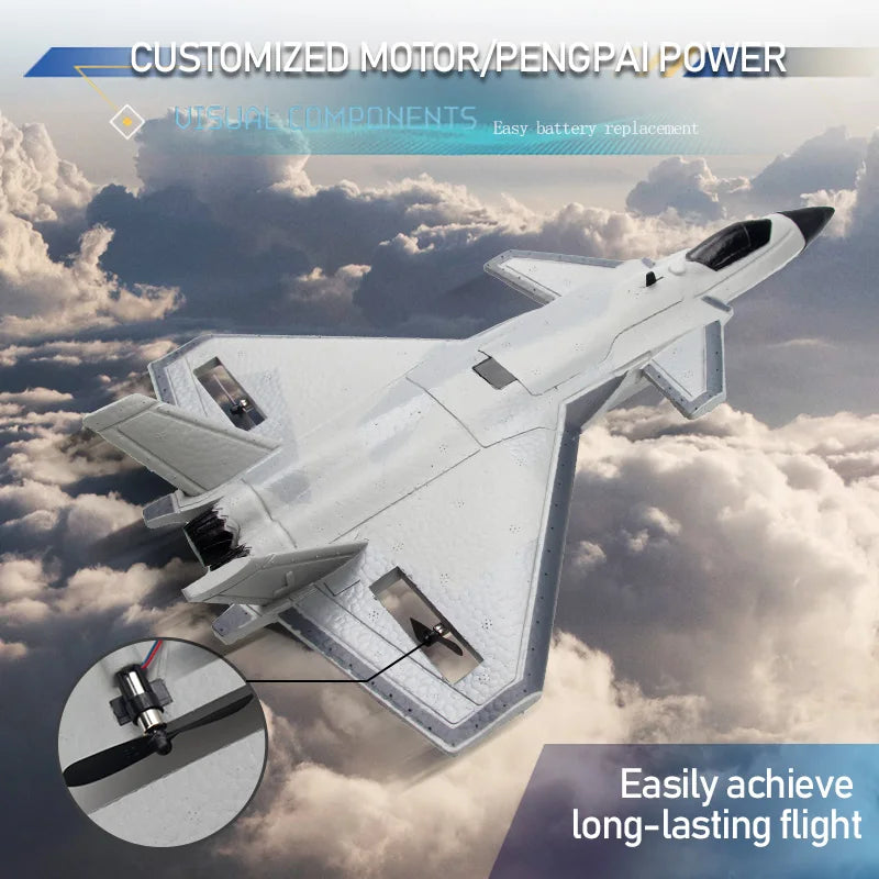 2.4G RC Foam Aircraft SU-35 – Fighter Jet Glider Toy for Kids