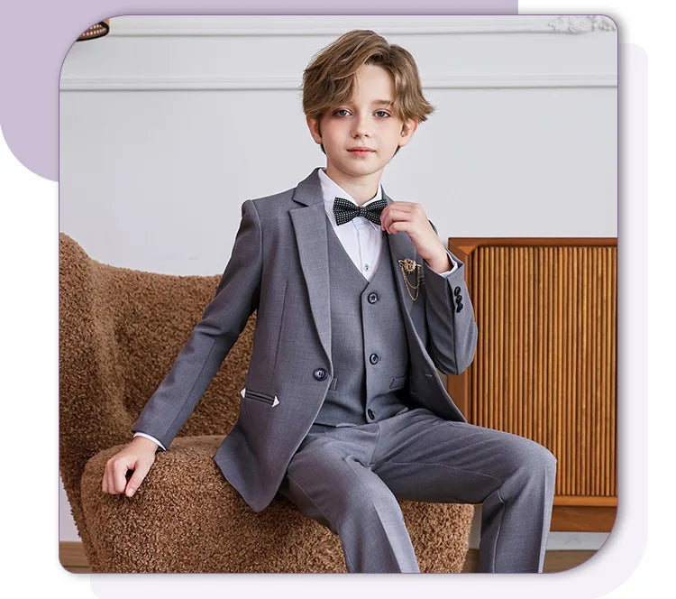Little Gentleman Suit – Boys’ Formal Outfit for Wedding & Birthday