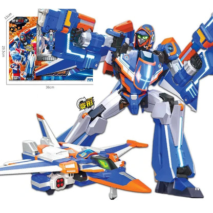 Transforming Cardbot Robot – Car-to-Robot Action Figure for Kids