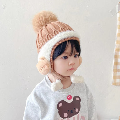 Winter Baby Cap – Velvet Lined & Cozy