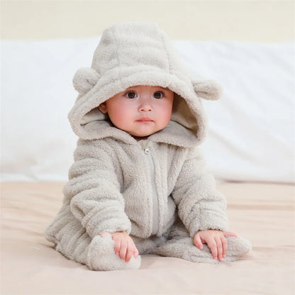 Cozy Cartoon Print Baby Bodysuit – Unisex 0-19 Months