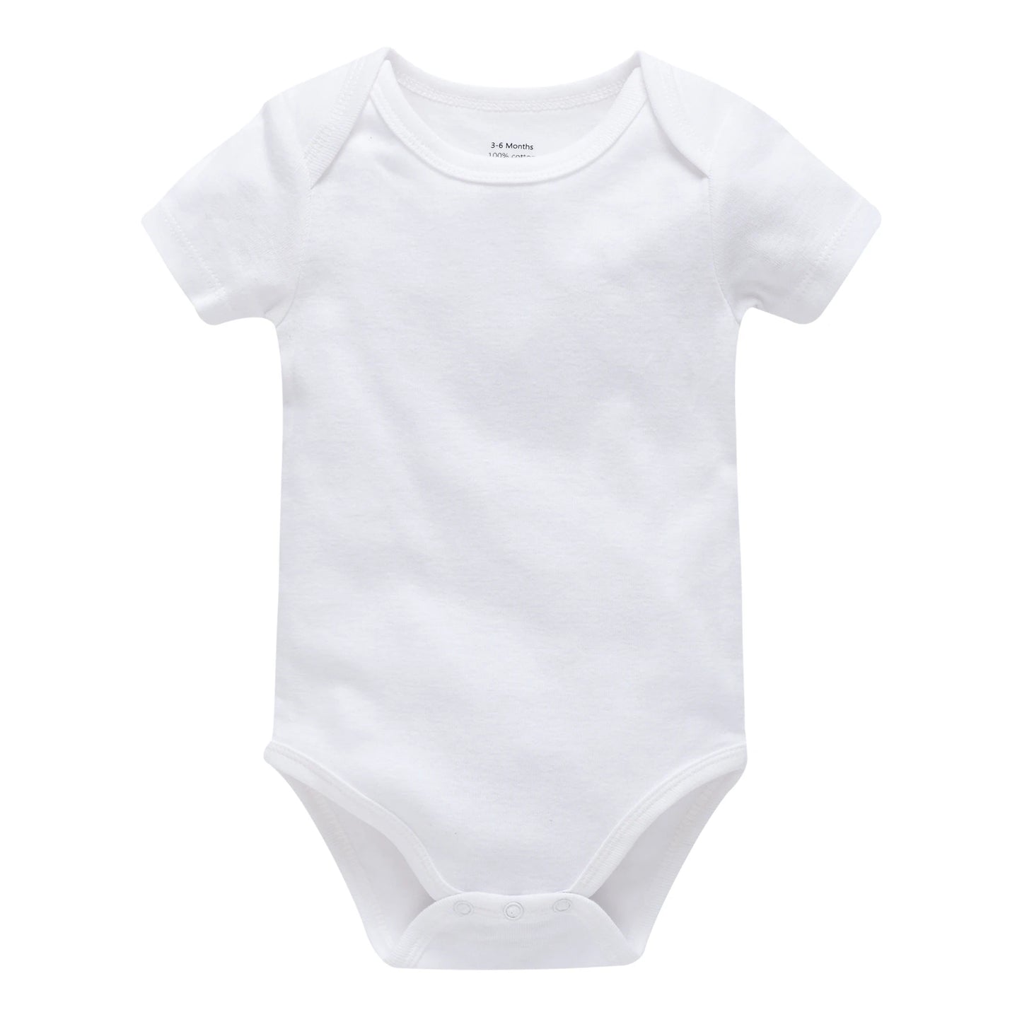 Short Sleeve Baby Bodysuit – Soft Cotton (0–24M)