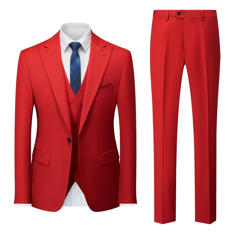 Groom & Business Wear – Italian Slim Gentleman Suit Blazer
