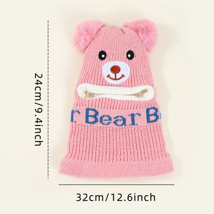 Toddler Bear Hat – Ear & Neck Protection