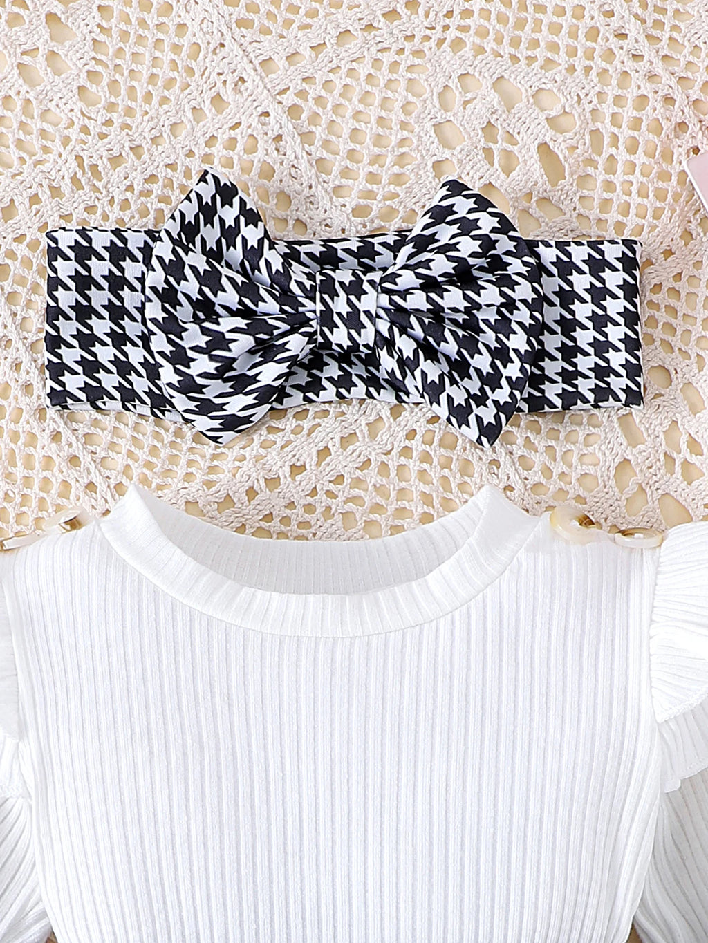 Sweet Baby Girl Fall Outfit 2Pcs Set