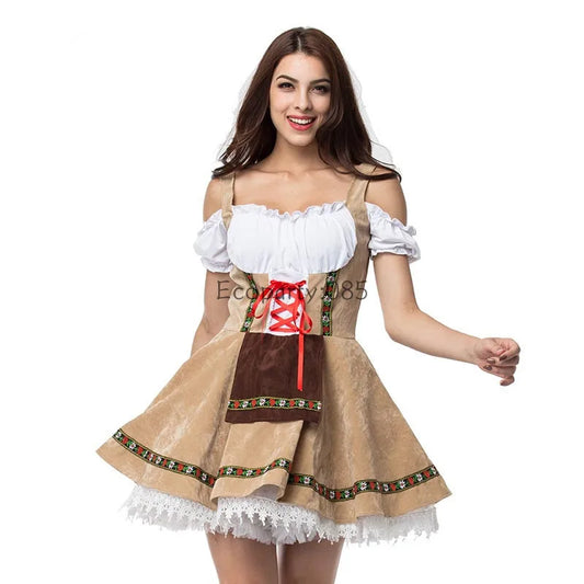 Oktoberfest Cosplay Outfit – German Bavarian Carnival Clothes