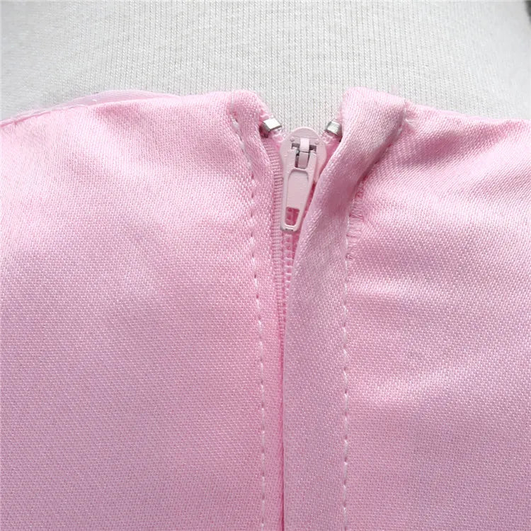 Elegant Mesh Skirt Dress for Girls – Wedding & Party