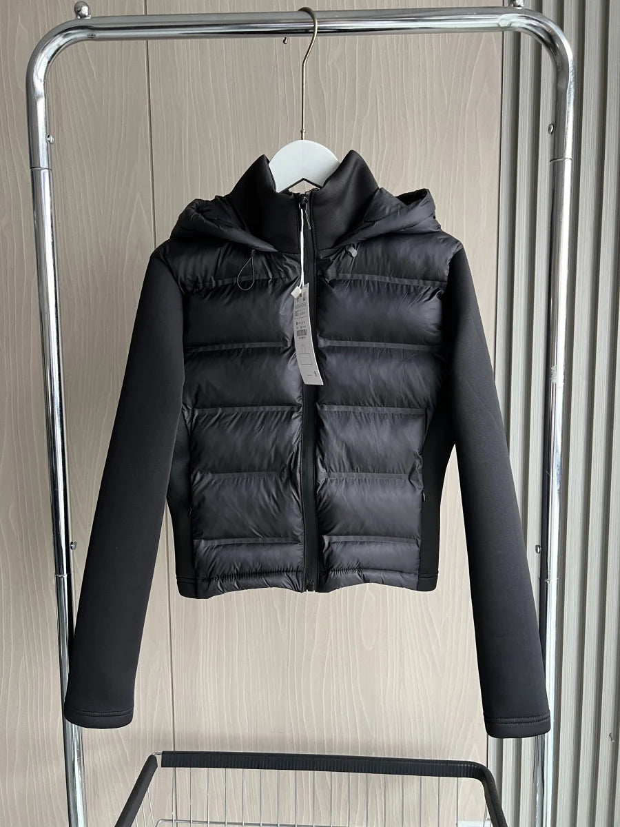 Cozy & Light: Winter Zip-Up Puffer for Women
