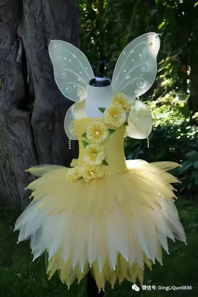 Girls’ Fairy Tutu Dress – Jungle & Forest Princess Look