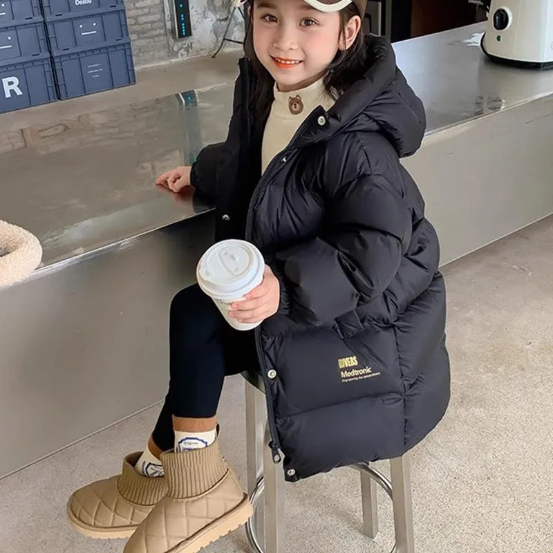 Teen Waterproof Puffer Coat – Extreme Cold Protection