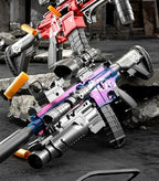 Ultra Shoppings M416 toy gun with soft bullet shells, suction cup darts, manual loading assault rifle for kids, realistic toy gun model