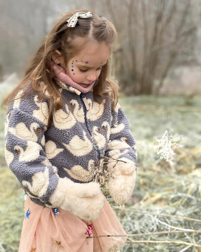 Baby Cartoon Coat – Soft Lamb Wool Jacket