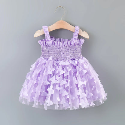 Toddler Girls’ Colorful Butterfly Party Outfit