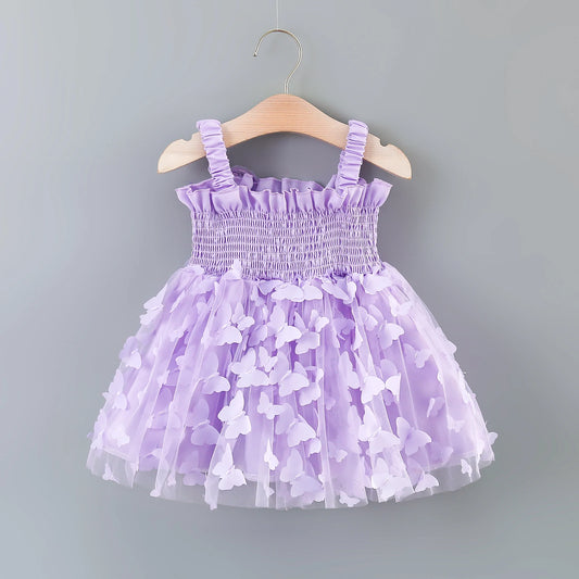 Toddler Girls’ Colorful Butterfly Party Outfit