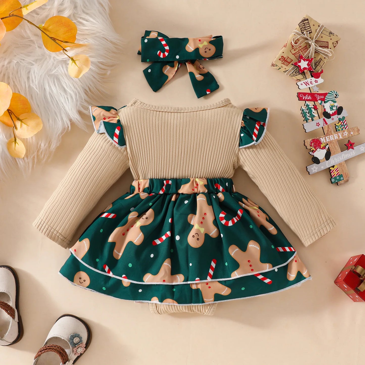 Cute Baby Girl Christmas Party Dress for Infants