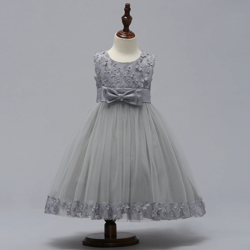 Girls' Wedding & Party Dress – Elegant Tulle Gown