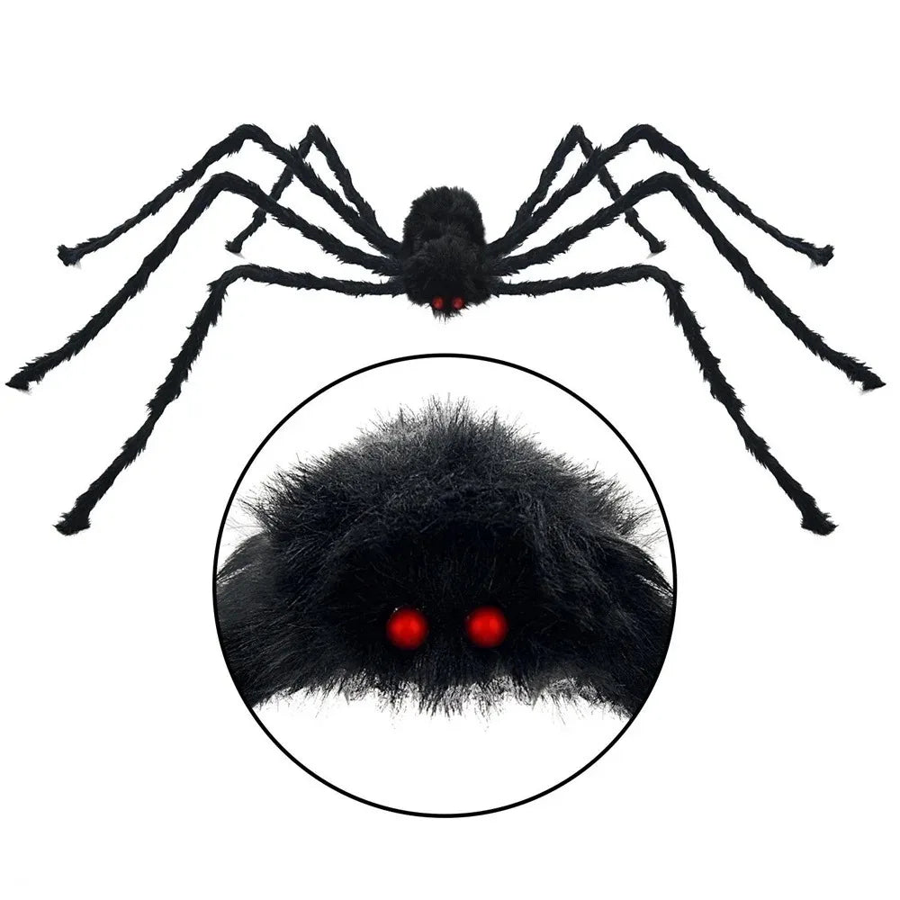 Giant Plush Spiders: Creepy Crawlers for Ultimate Halloween Scares!