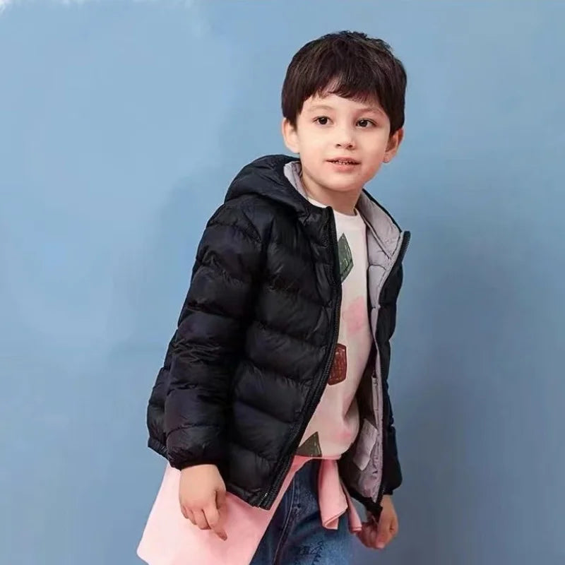Kids’ Lightweight Duck Down Jacket – Fall & Winter
