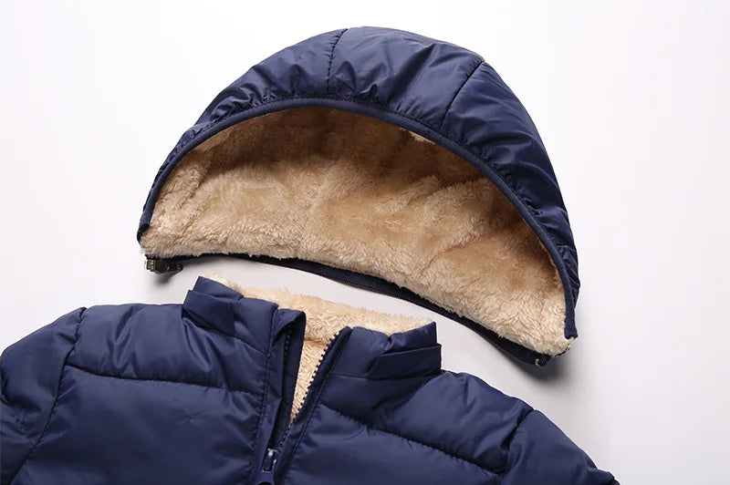 Plush Warm Outerwear – Boys & Girls Winter Jacket