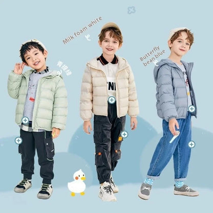 Kids’ Lightweight Duck Down Jacket – Fall & Winter