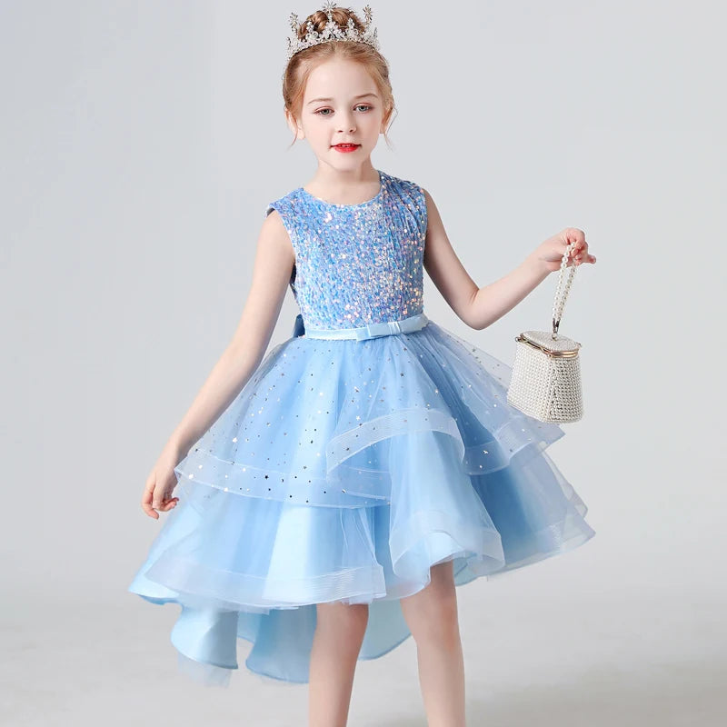Wedding Dress – Sequin Lace Tuxedo for Girls