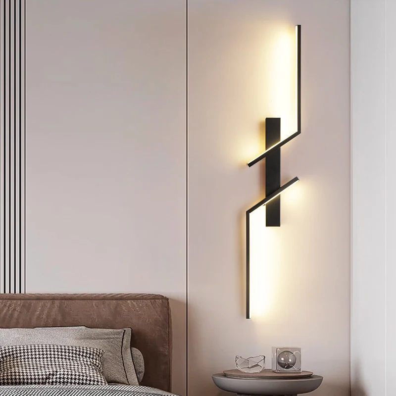 Modern LED Wall Light: Minimalist Design for Bedroom & Living Room