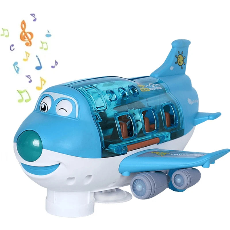 Kids Electric Plane & Car Toys: Musical Aircraft & Traffic Models for Boys