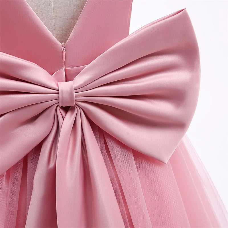 Elegant Girls Long Prom & Party Dress (5–14Y)