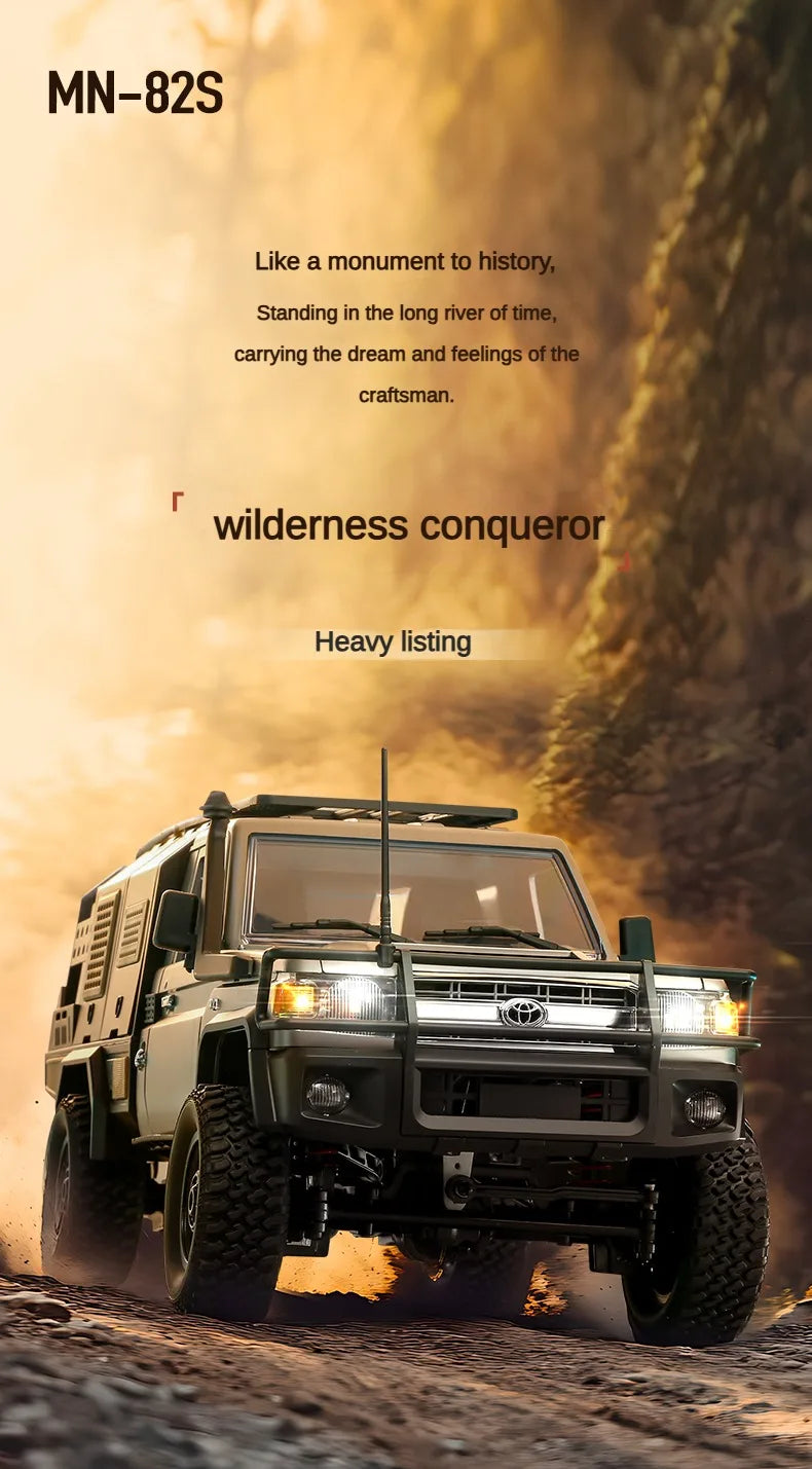 RC Pickup Truck MN82 – 1/12 Scale 4WD Off-Road Toy Car