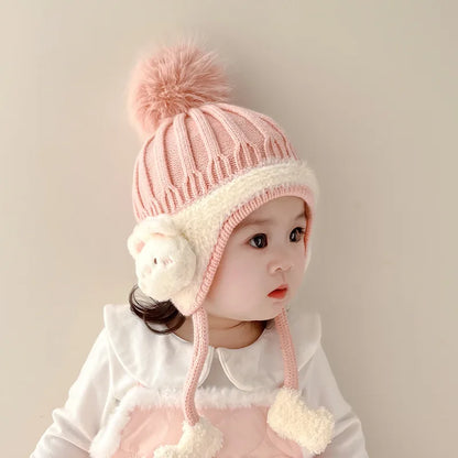 Winter Baby Cap – Velvet Lined & Cozy