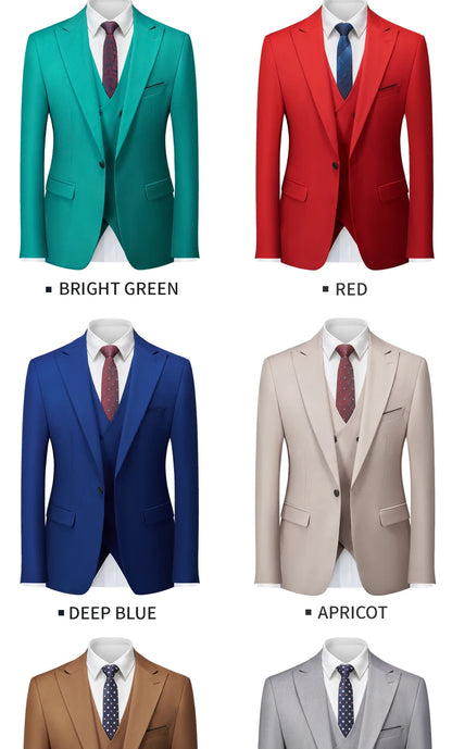 Groom & Business Wear – Italian Slim Gentleman Suit Blazer
