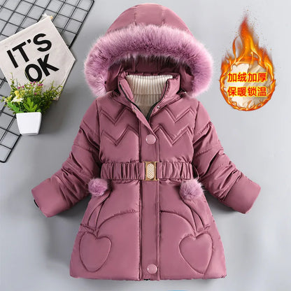 Kids’ Hooded Padded Coat – Thick & Cozy Winter Wear
