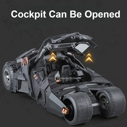 1:18 Alloy Batmobile – Sound & Light Car Model for Fans & Collectors