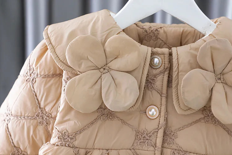 Kids’ Down Cotton Coat – Sweet & Cozy Jacket for Girls