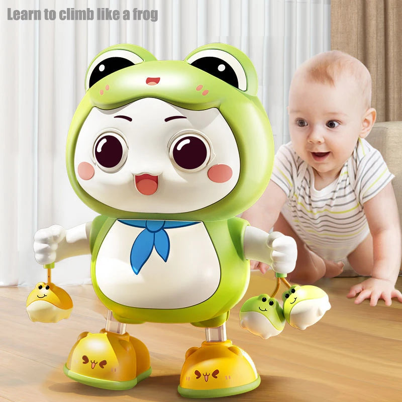 Dancing Frog Electronic Pet Toy – Light, Music & Crawling Fun for Kids!